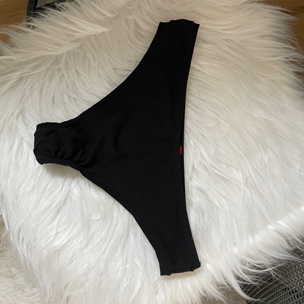 Spanx Black Thong Size S/M